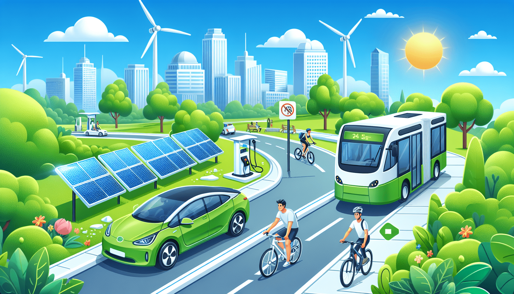 the benefits of green transportation modes